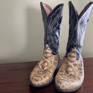 Vintage Larry Mahan El Paso Cowboy Boots Size 11.5-12